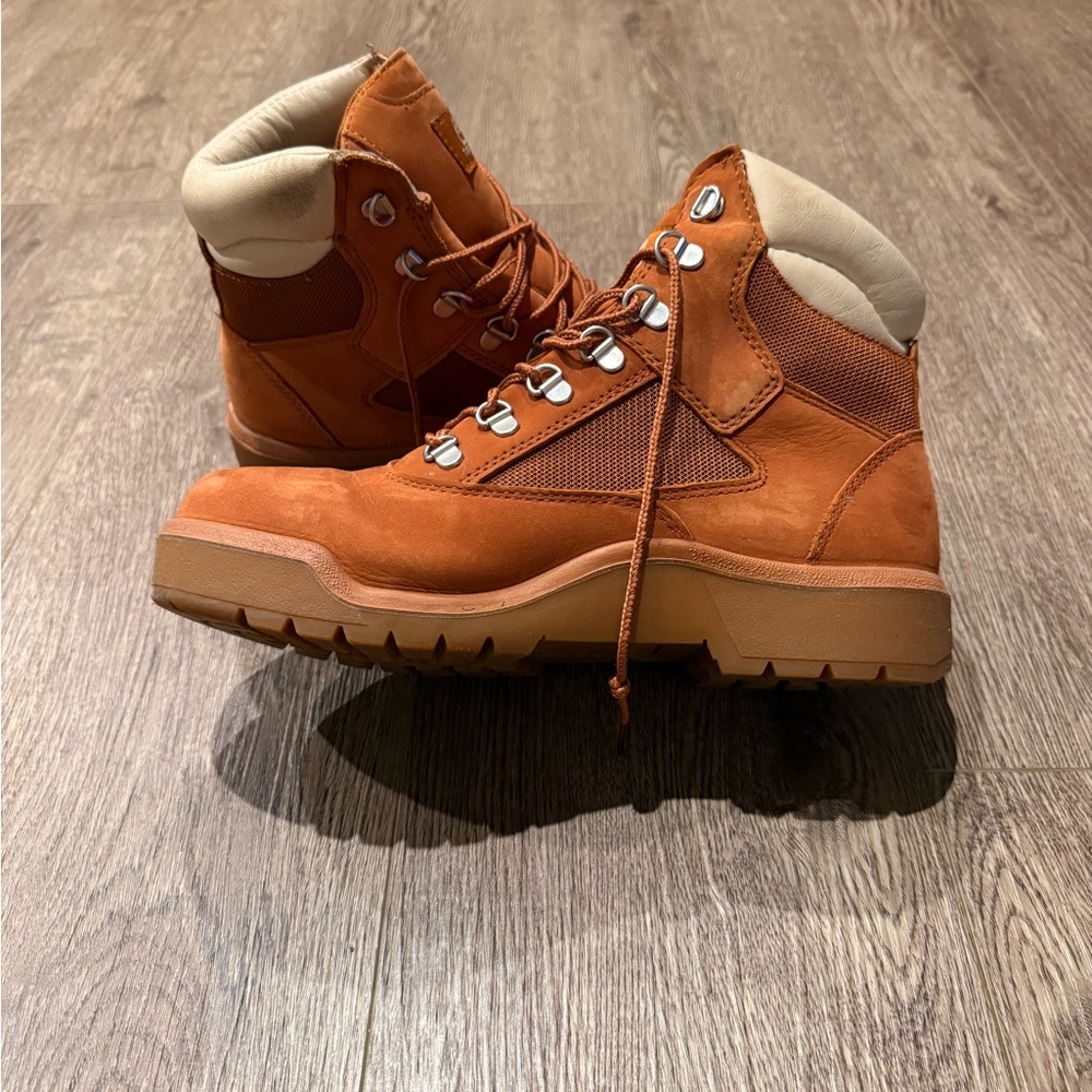 Timberland Men's Rust Brown Lace-Up Boots